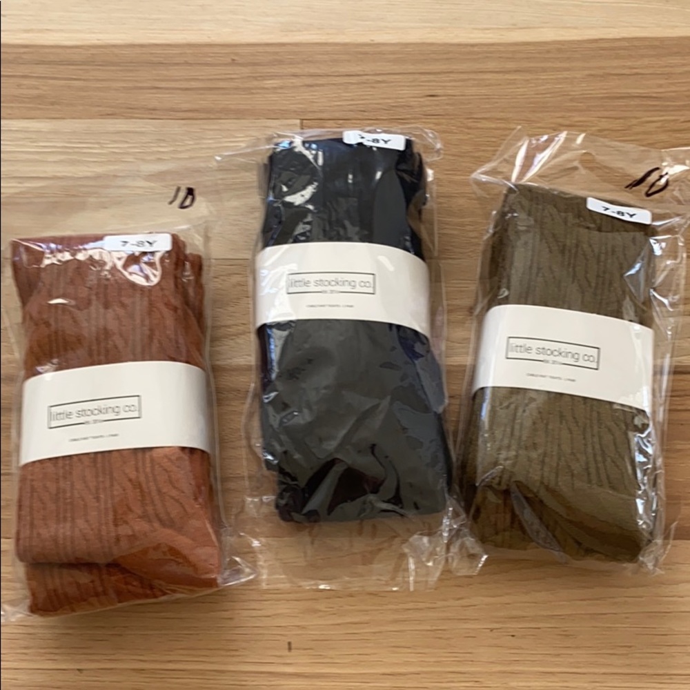 Cable knit tights